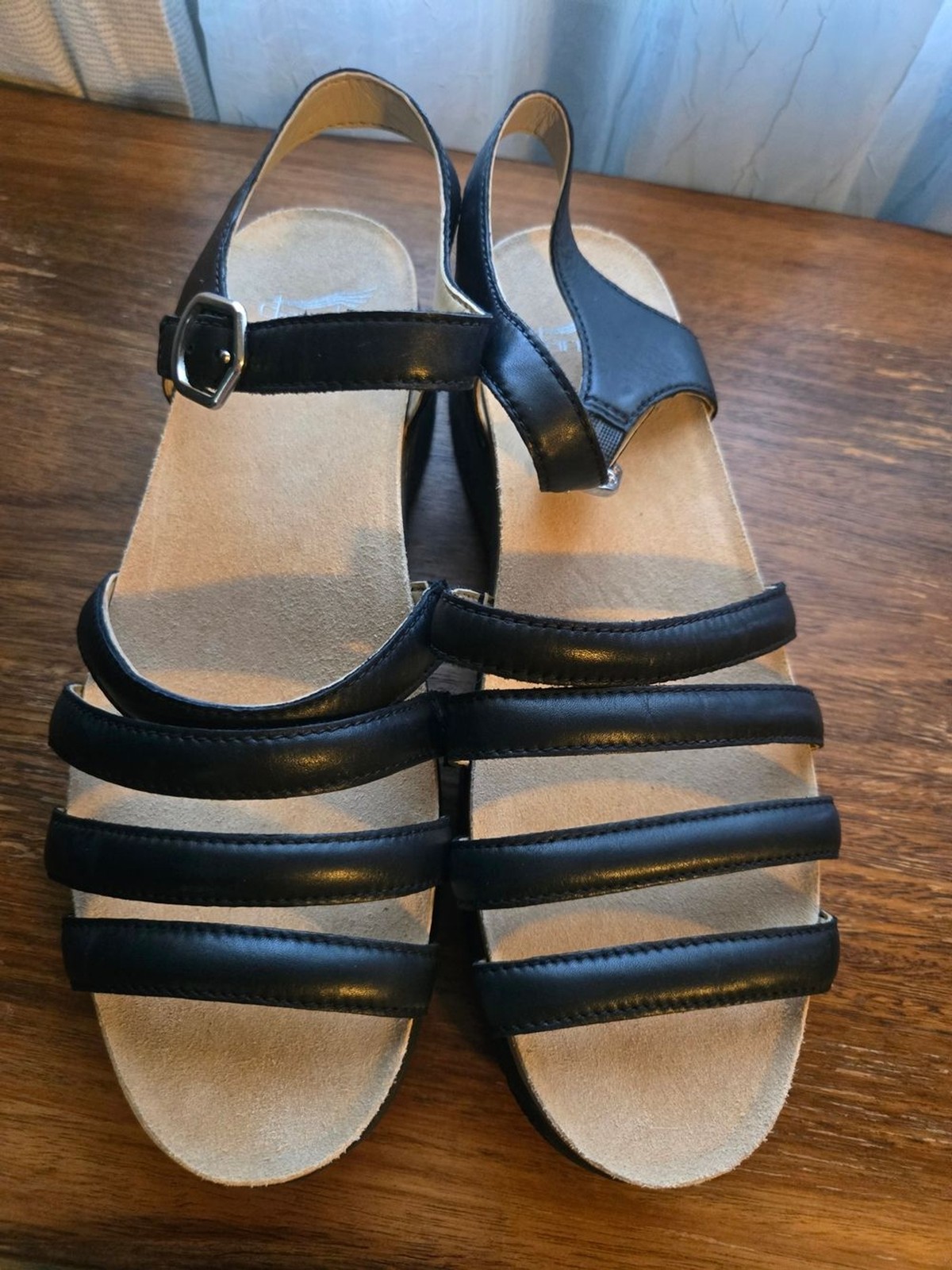 Dansko Black Multi-Strap Women’s Sandals