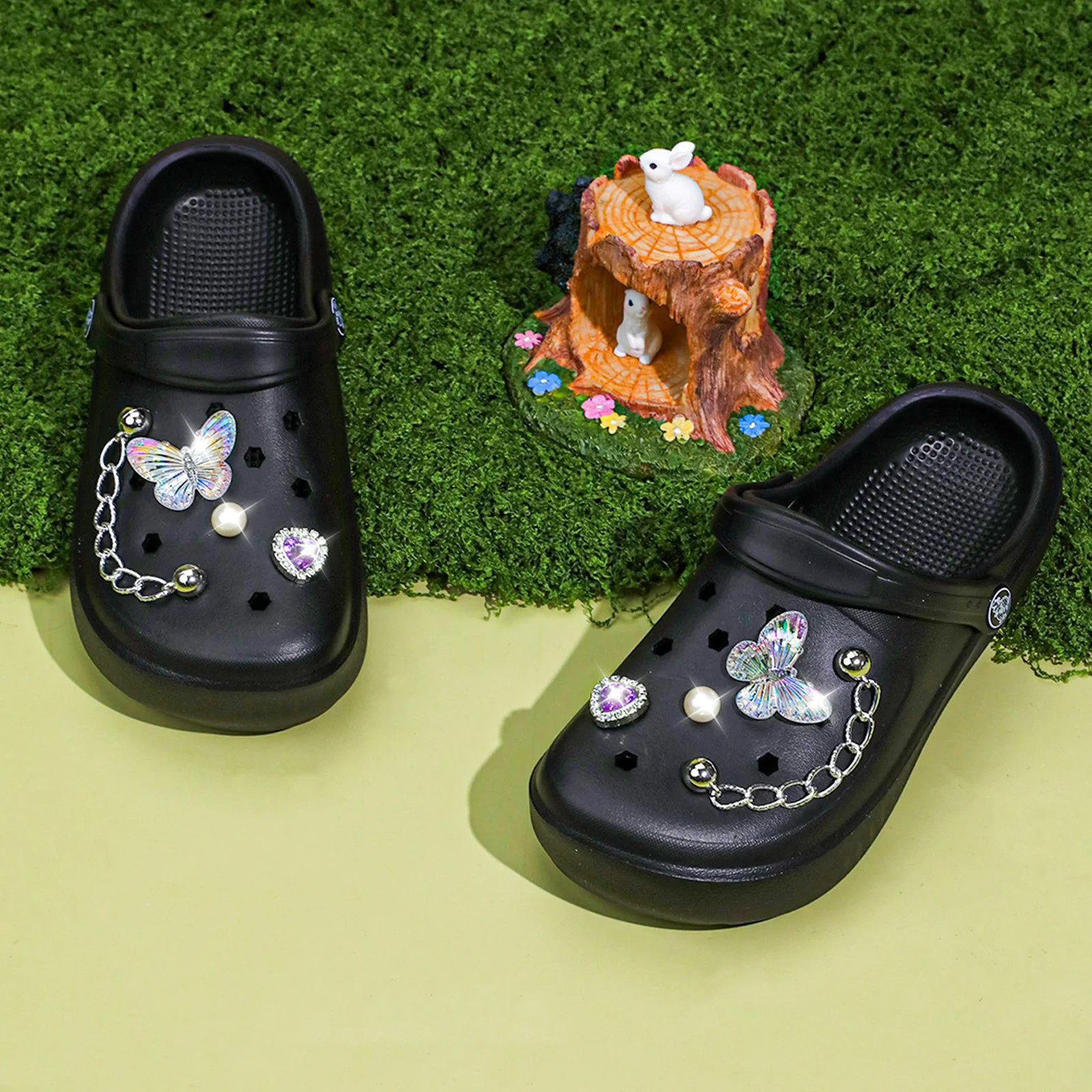 Ladies’ Clogs Outdoor and Indoor, Lightweight Two-way Wear Garden Shoes