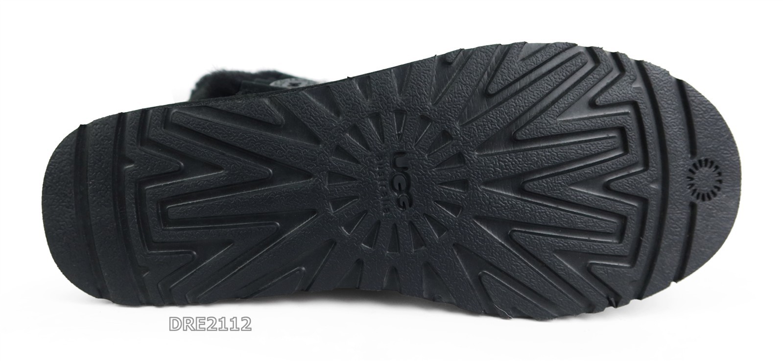 UGG Australia Bailey Button Triplet Black Fur Boots Womens Size 7 *NIB*