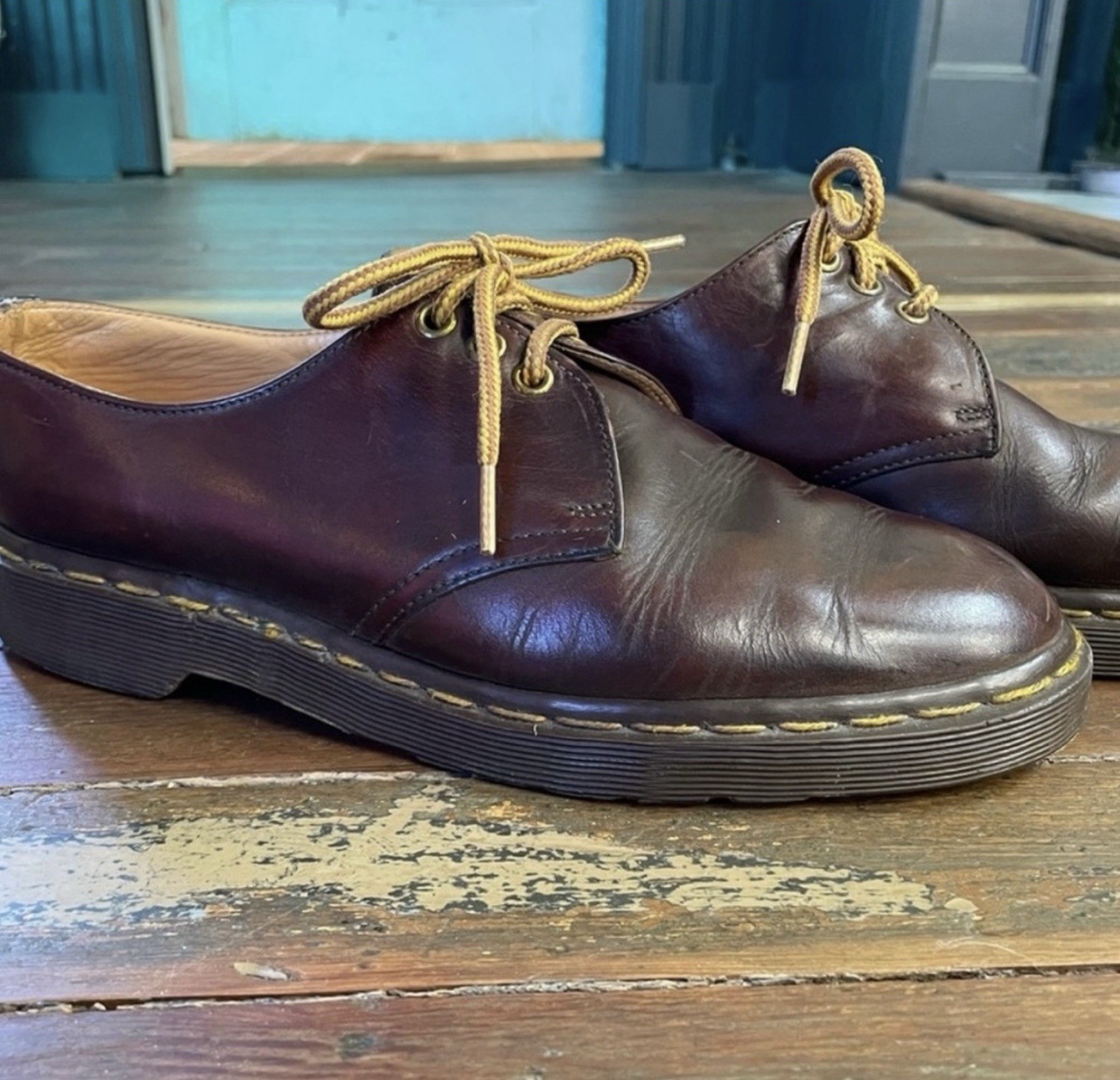 DR. MARTENS Made in England Rare 80’s 3-eye Oxfords AW 1484 – M 9, W 10|🧡🎀