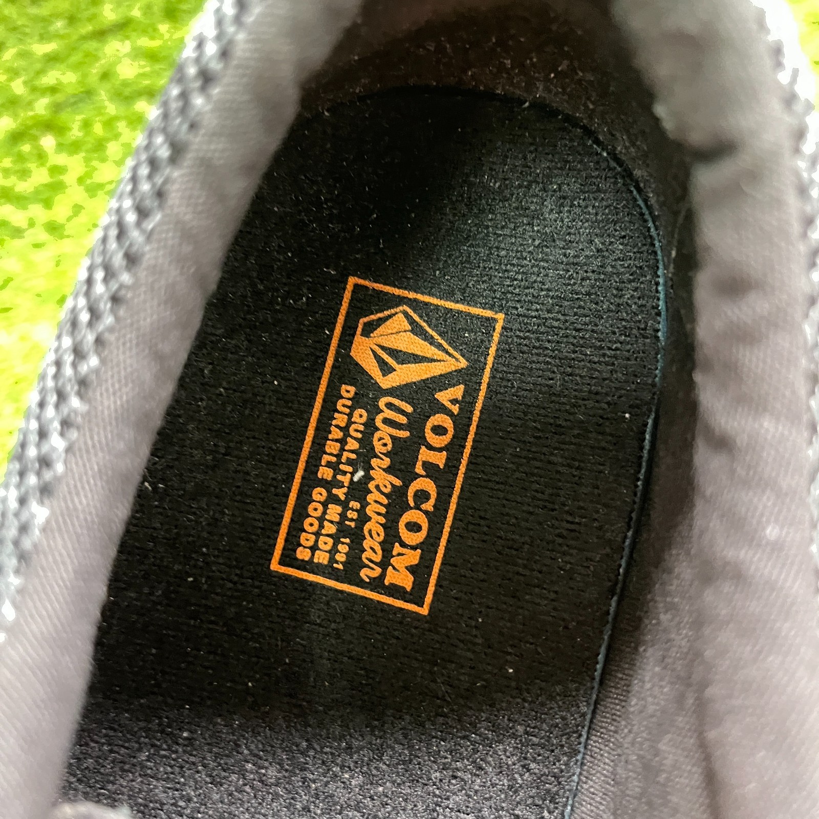 Volcom Chill Womens Size 7.5D Black Composite Toe Safety Work Slip-On Shoes