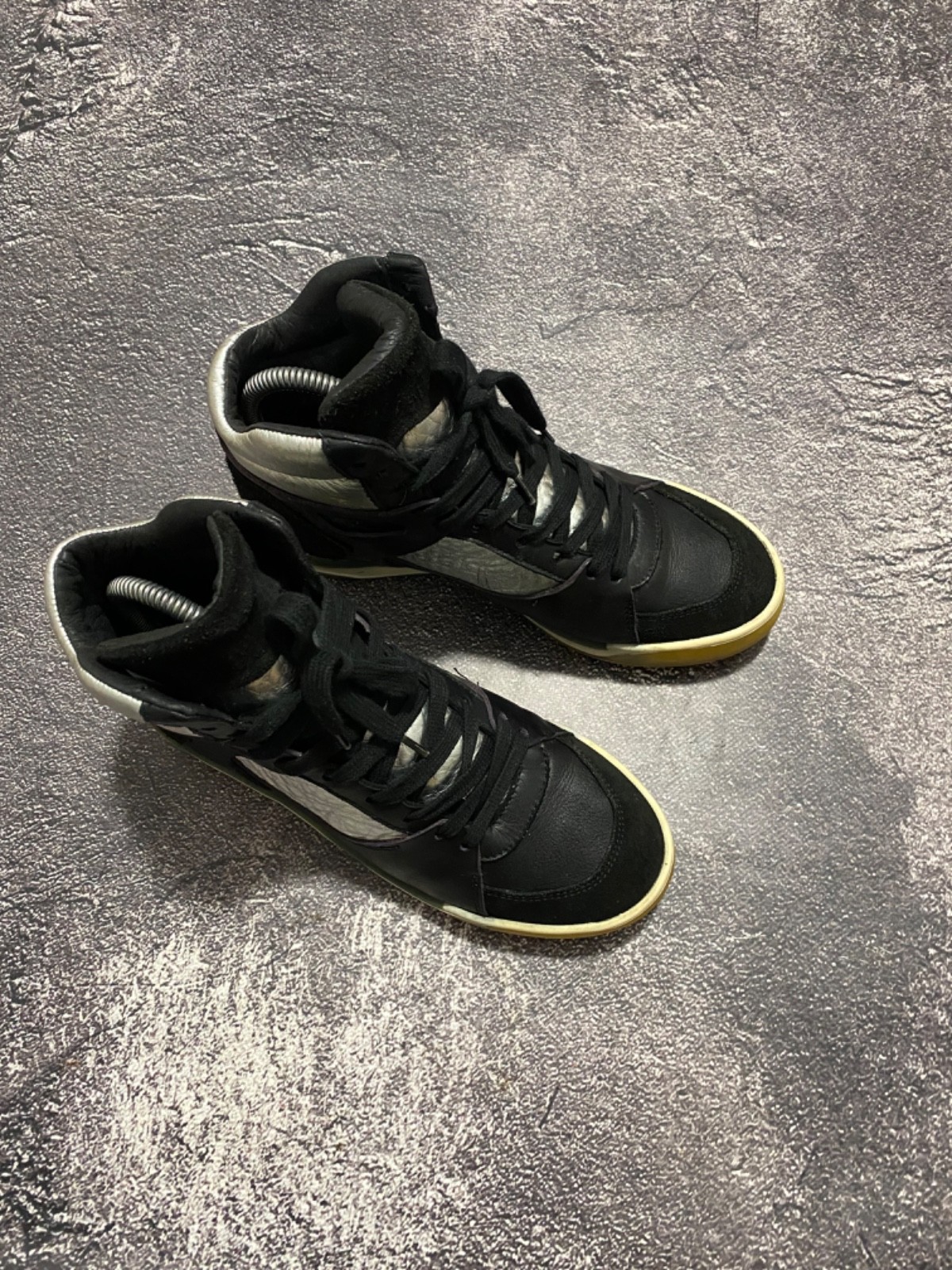 Alexander McQueen for Puma Leather Move Femme Mid High Top Sneakers Size 38