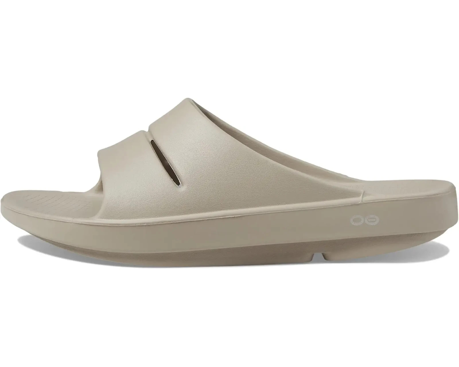 Oofos Unisex OOahh Slide Sandal 1100 Nomad (Beige) 100% Authentic Brand New