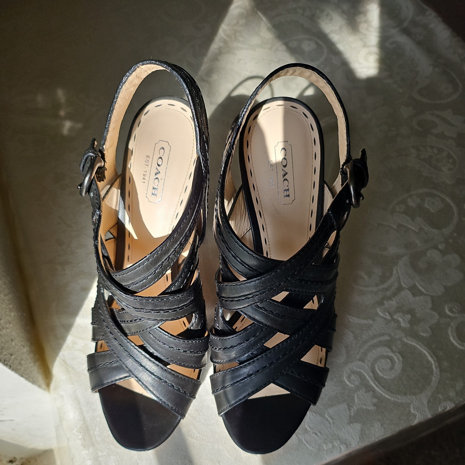 Coach Platform Sandals 7.5B