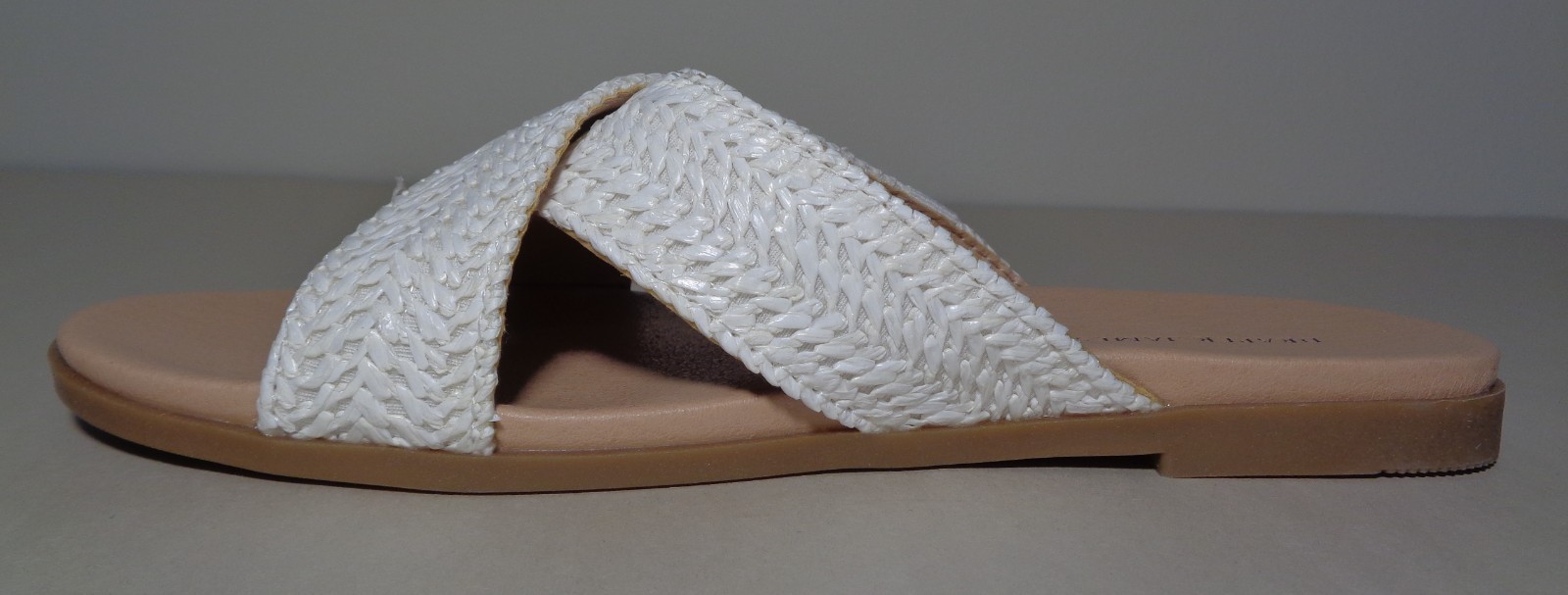 Draper Size 8 M / ALEX / White / Raffia Woven Sandals / New Women’s Shoes