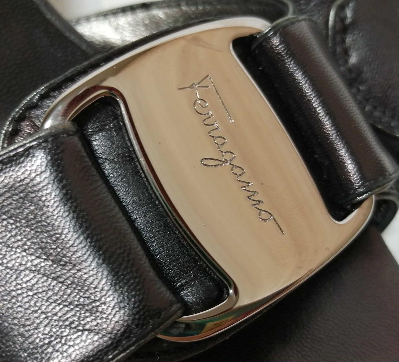 Salvatore Ferragamo 37034 Sandal Mules 24.0 cm