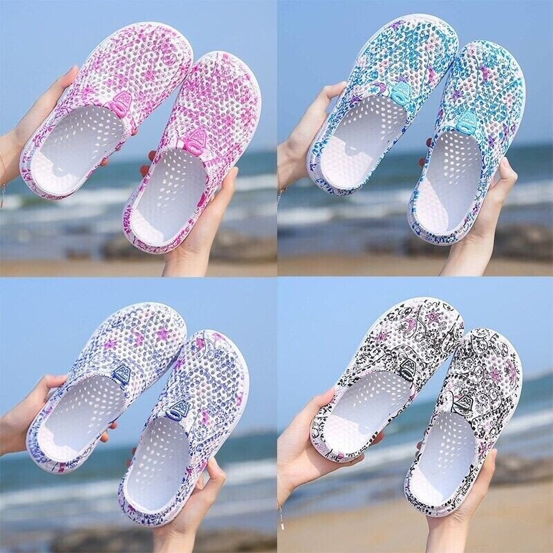 Summer Women’s Beach Sandals Garden Clogs Quick-Dry Lightweight Non-slip US Size