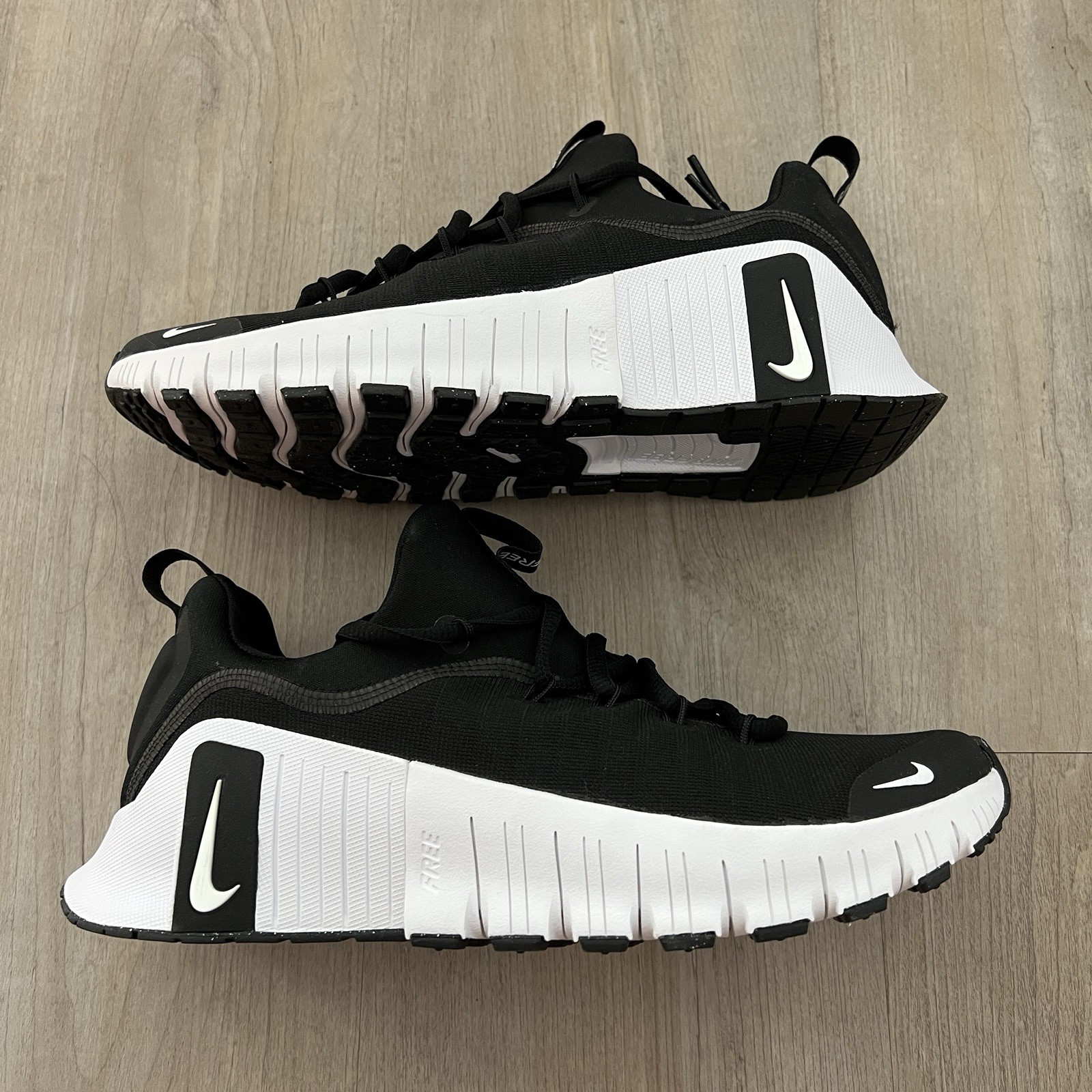 Nike Free Metcon 6 Black White W Train Workout FJ7126-001 Size 7.5 – 10 Women