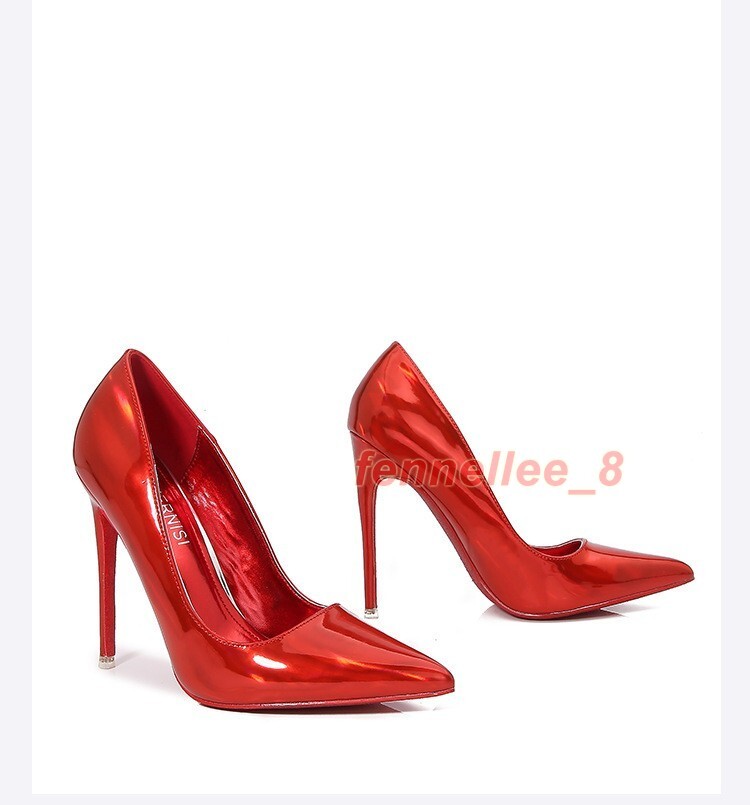 Adult Wedding Shoes Princess Pointed Toe Slim Heels High Heels Dressing Show Pum