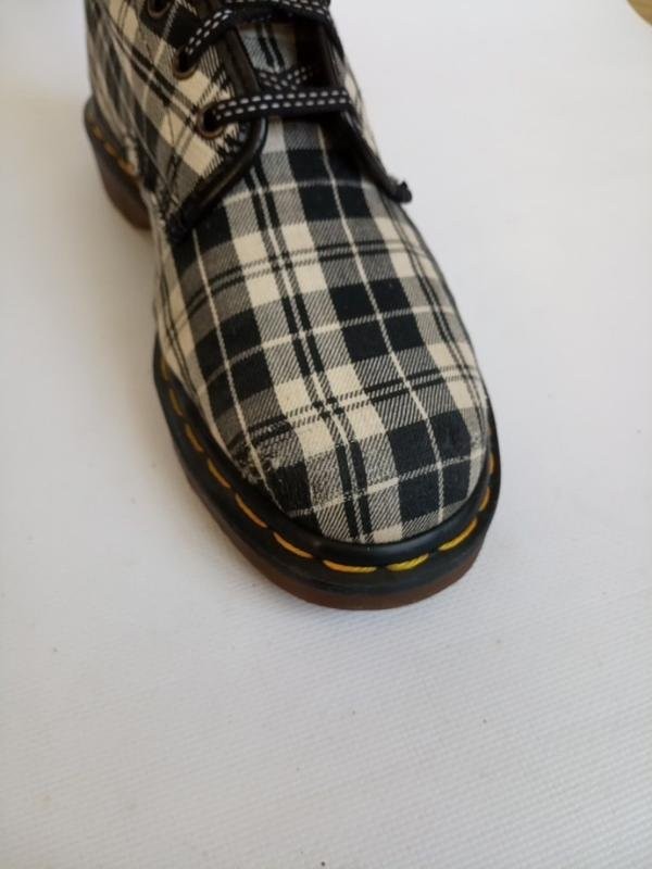 women dr martens boots grey textile 39.5