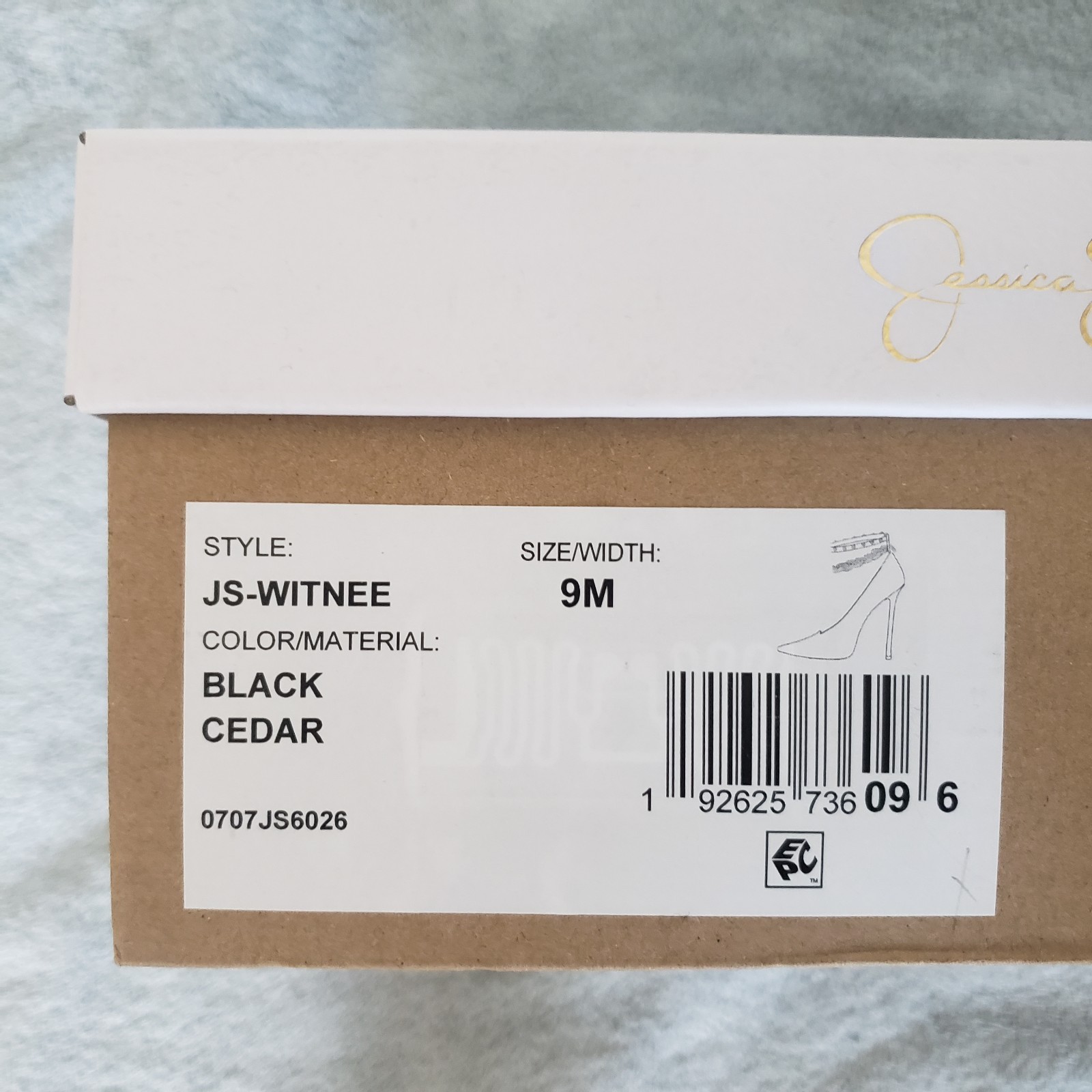 Jessica Simpson JS-Witnee – Black Cedar – Size 9M – NEW, Never worn – In Box