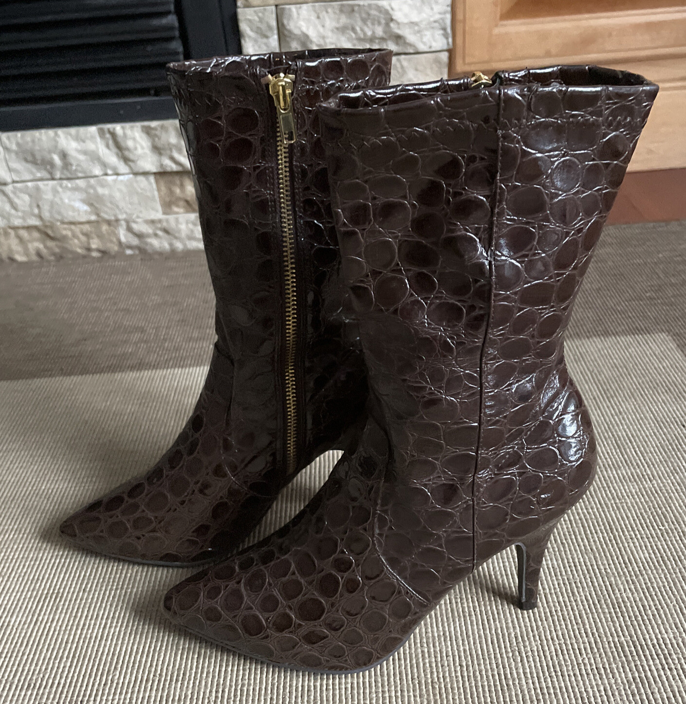 STEVE MADDEN WOMENS POINTED TOE ANKLE BOOTS size( Left￼ 8 Right￼￼ 7) ?!