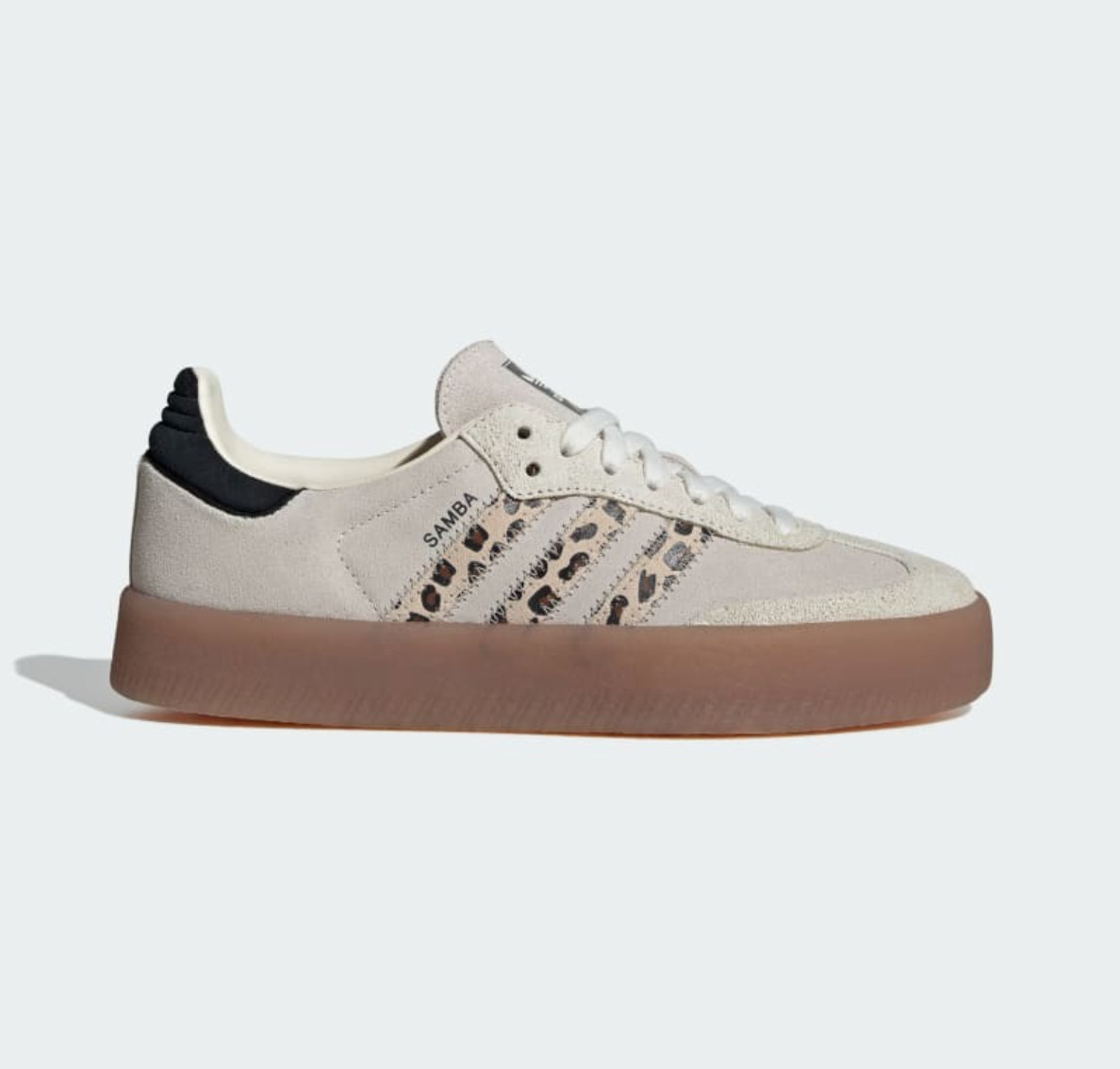 NEW ADIDAS Women’s Samba Sambae Cream Leopard Shoes JI4226 Gazelle IG4990