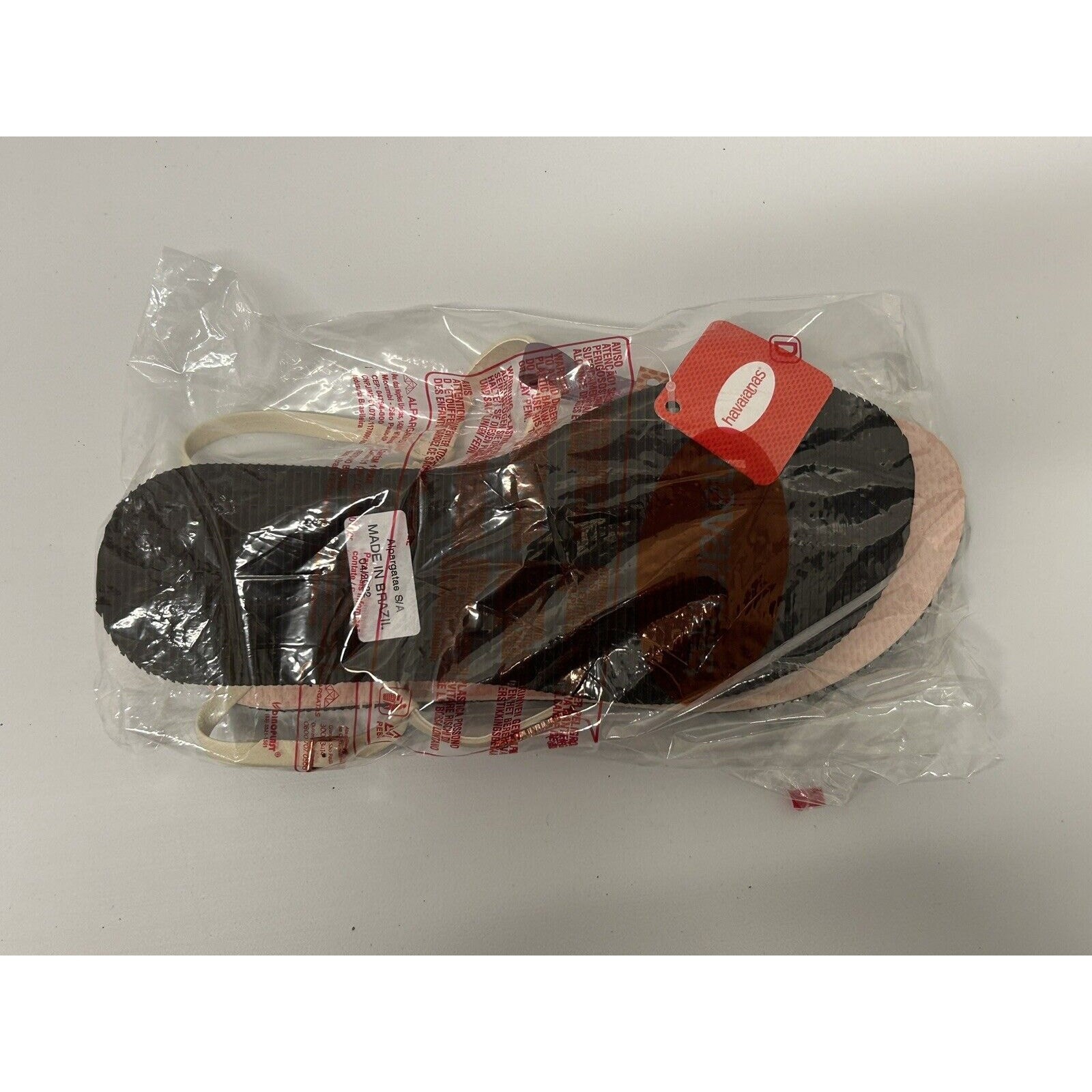 Havaianas Women’s Size 10.5 You Rio Sandal Ballet Rose Ankle Strap New with Tags