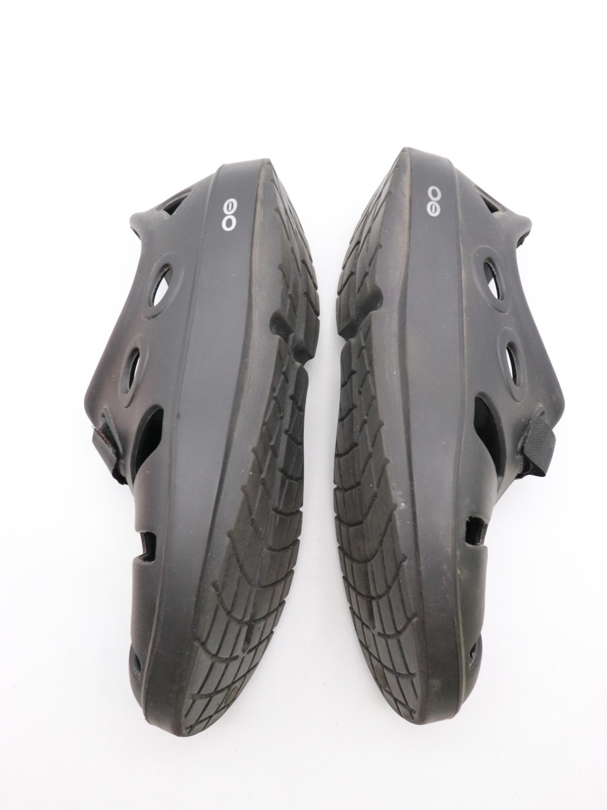 OOFOS OOcandoo Recovery Women’s 10 Men’s 8 Black Shoes Casual Sandals