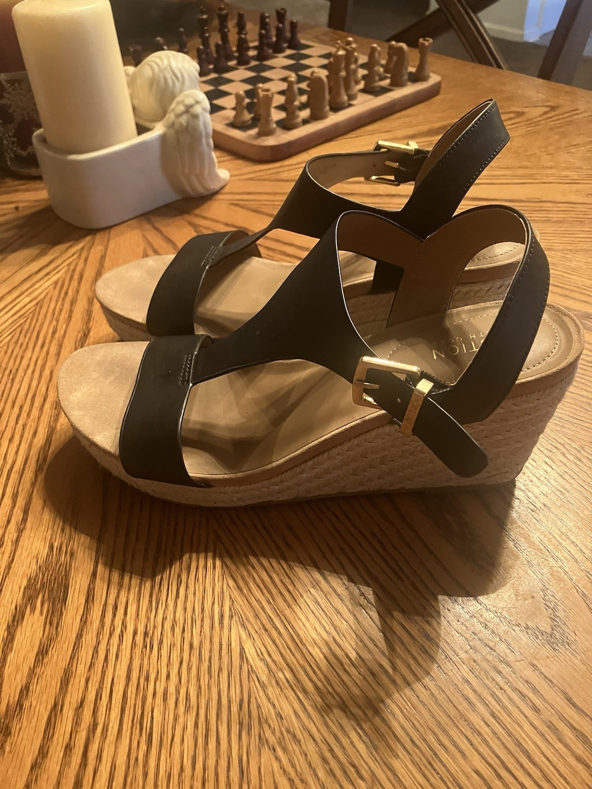 Kenneth Cole Reaction Wedge Platform Sandals Size 9M