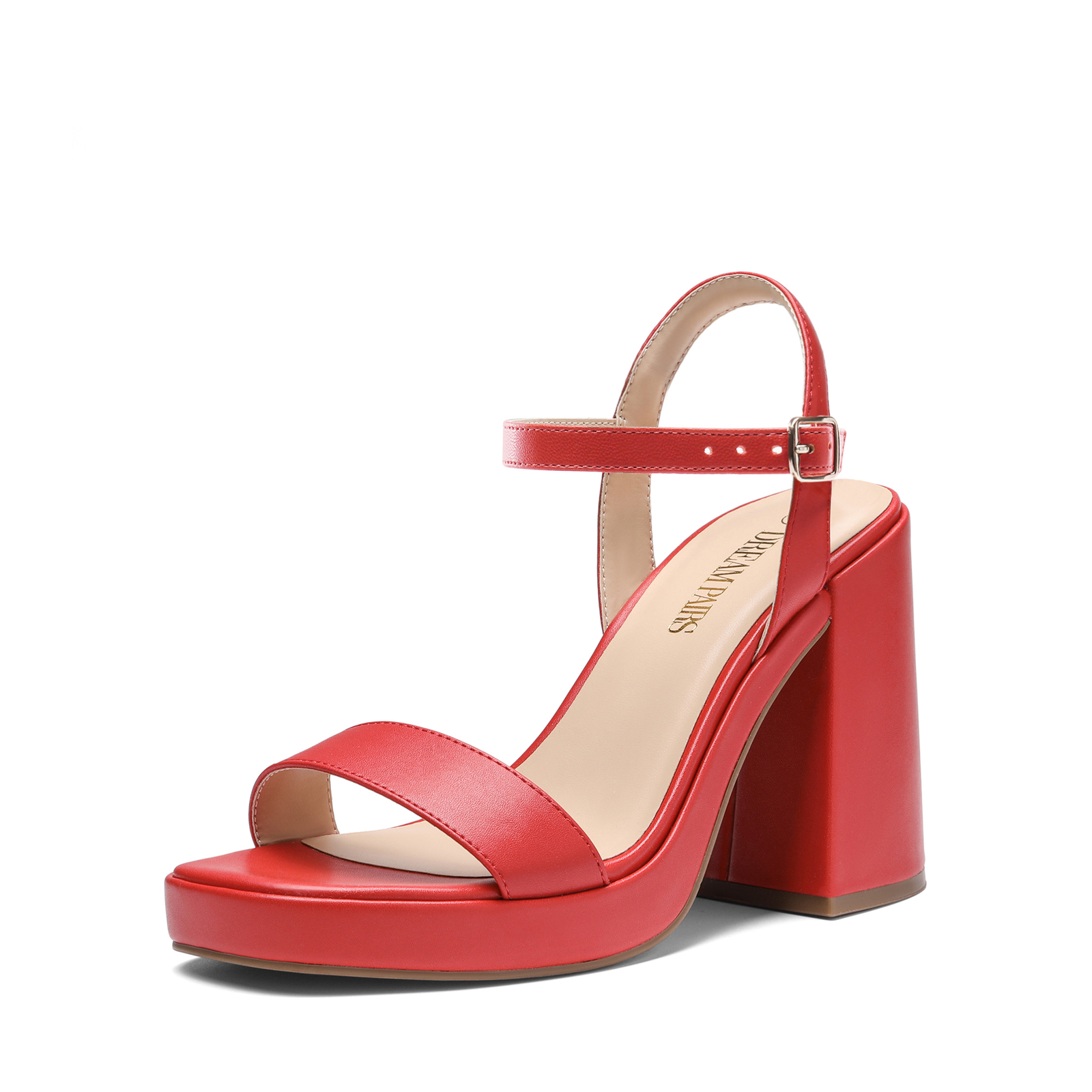 Women Glitter Chunky Block Heel Heeled Sandals Wedding Party Evening Sandals