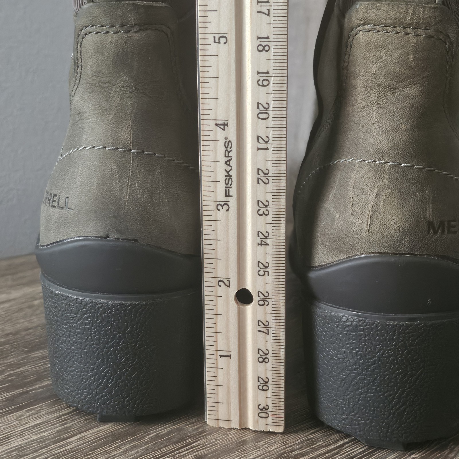 Merrell Tall Boots Women US6 UK3.5 EU36 Dusty Olive Performance Footwear Winter
