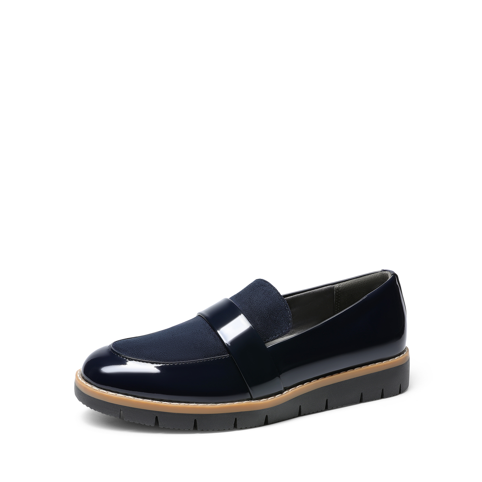 Womens Loafers Faux Leather Casual Shoes Slip On Daily Wear Work Office Loafers