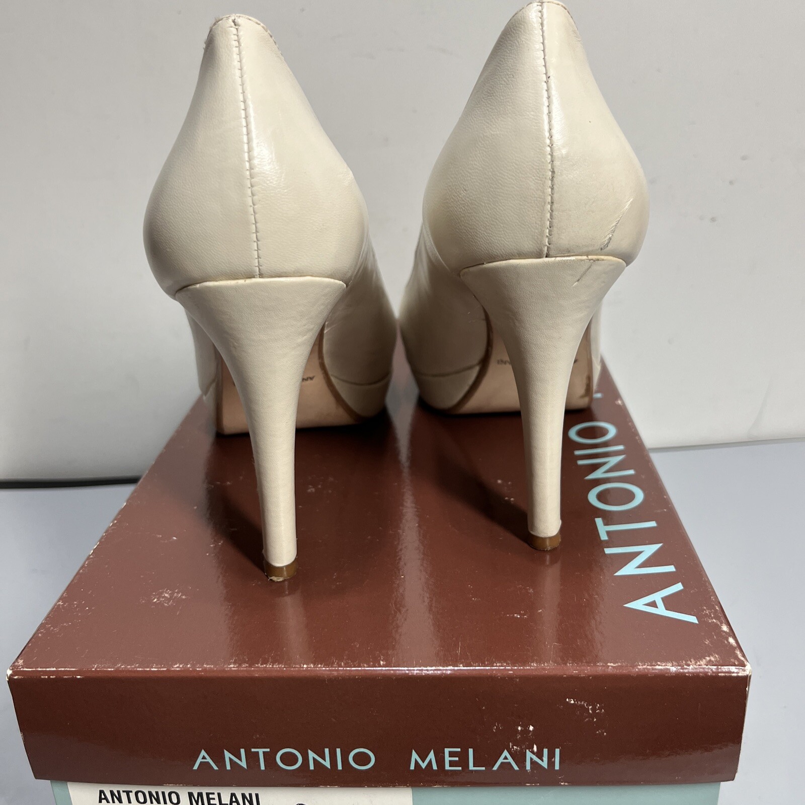Antonio Melani Open Toe Pumps Size 7 M Color: Rice EUC