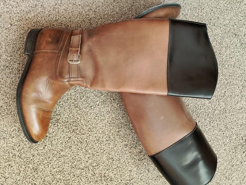 women navy boot boots brown 39 #AHR