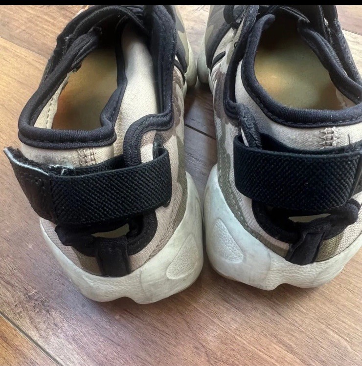 Nike Air Rift Camouflage Sneakers Women’s US 5 JP 22cm Beige Orange Used