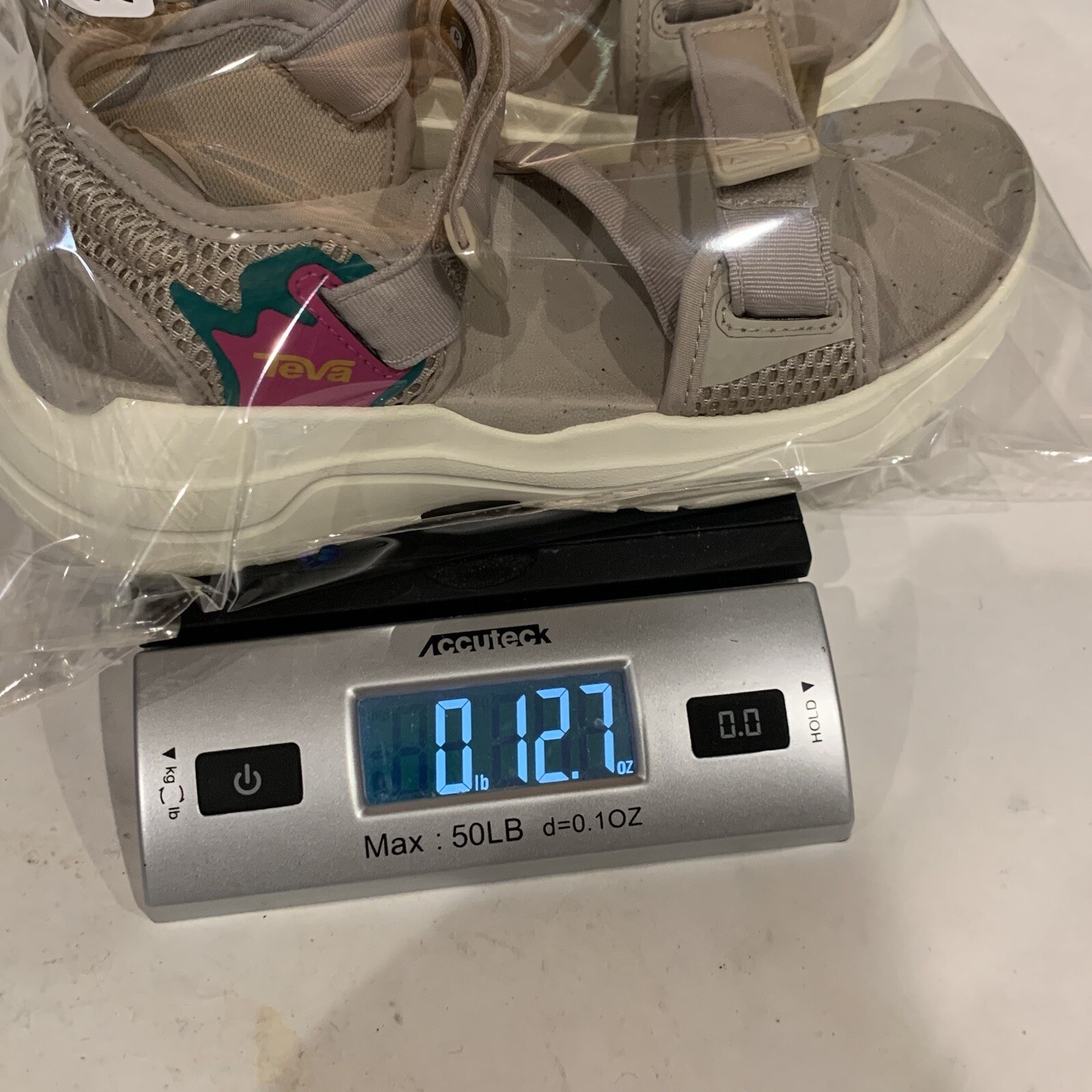 NEW TEVA ZYMIC SANDAL GREY STRAPY HIKING WATER SPORT SHOE WOMENS US 5 UK 3 EU 36