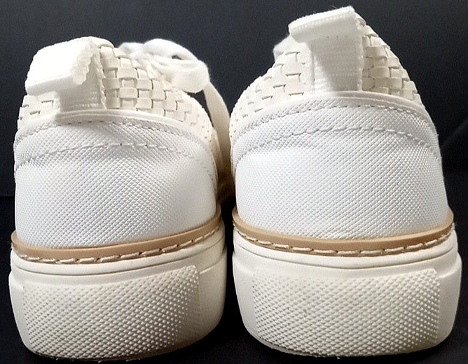 Susina Monica Women’s 7M Mesh/Woven Fashion Sneakers White/Cream