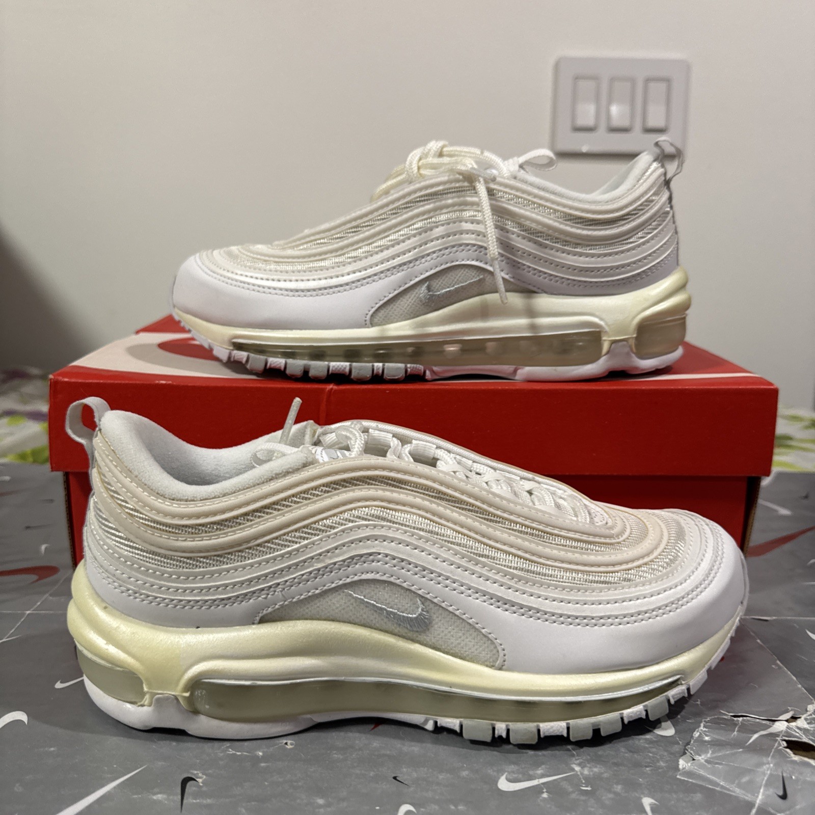Size 7.5 – Nike Air Max 97 Pure Platinum Women 921733-100