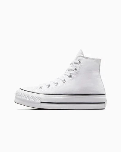 Converse CTAS Lift Canvas Hi White Womens Size 9.5 Shoes 560846C NEW