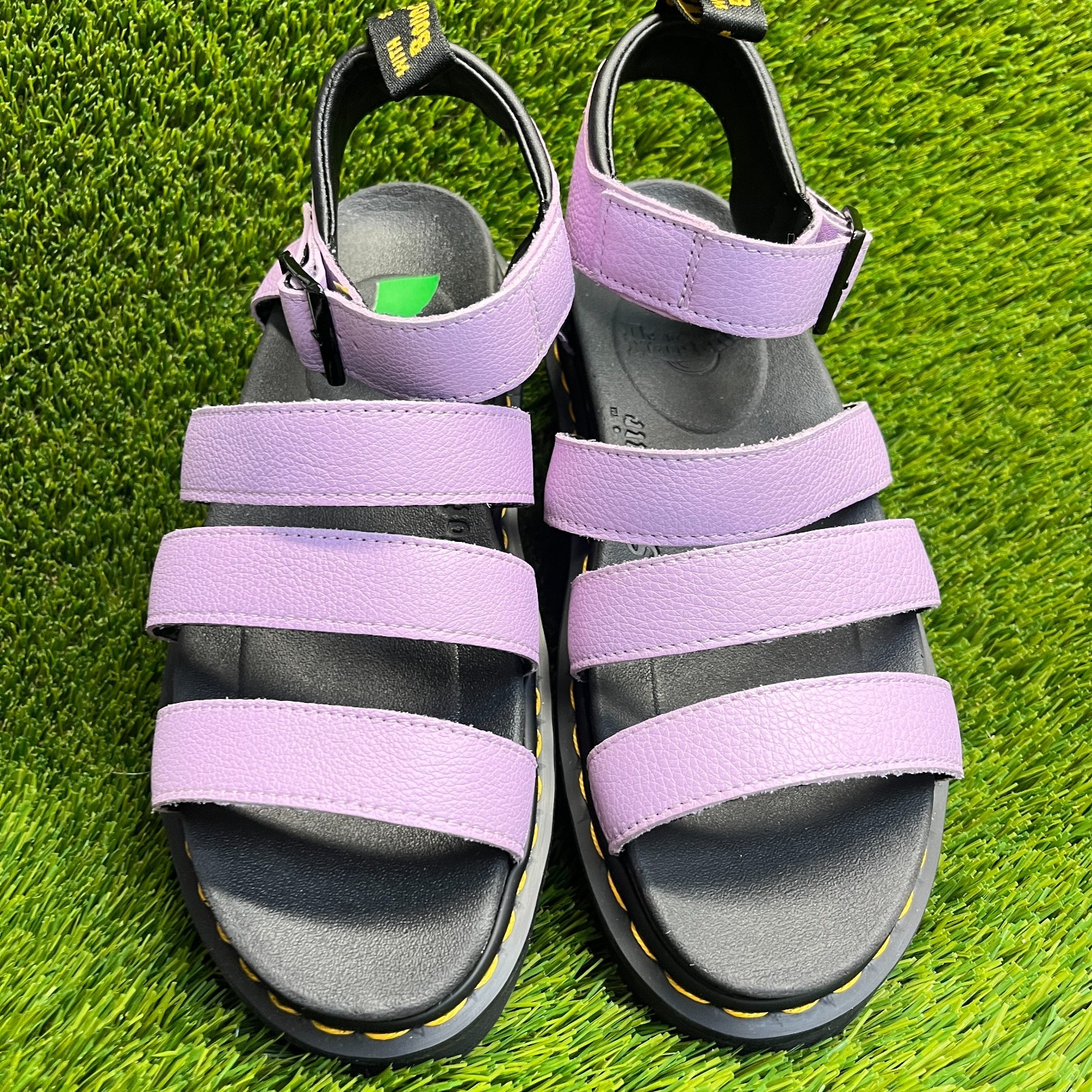 Dr. Martens Blaire Womens Size 10 Purple Black Beach Outdoor Strappy Sandals