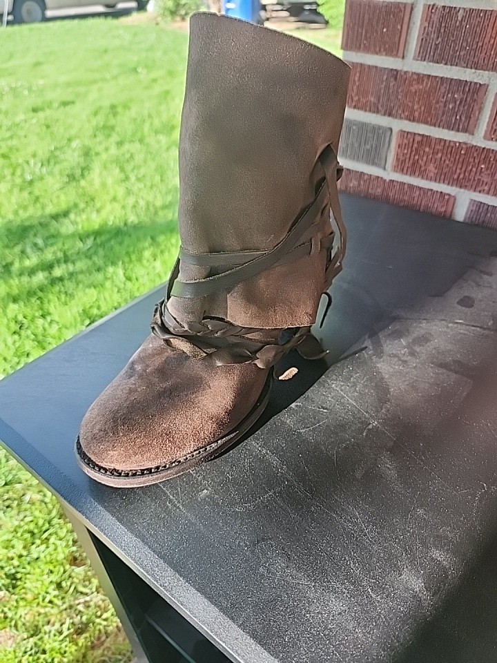 Freebird by Steven Cairo Boots Womens 9 Brownish Gray Suede Leather Boho Western