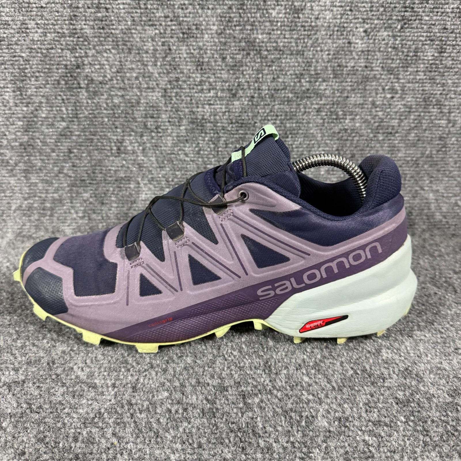 Salomon Speedcross 5 Trail Running Shoes Purple Quicklace Women’s 10 (414621)