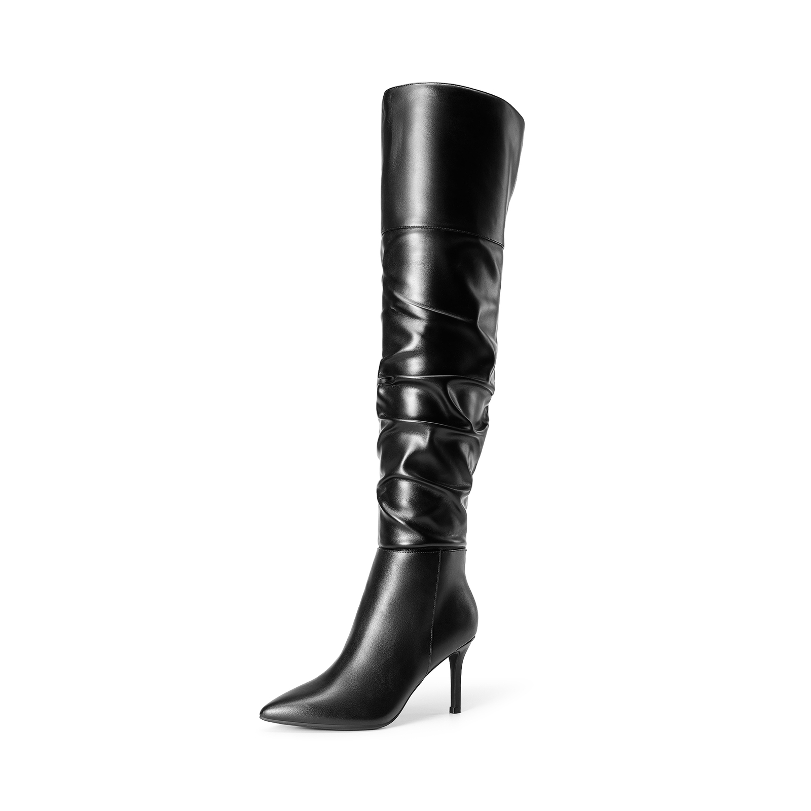 Women High Heels Over The Knee Boots Thigh High Pointed Toe Stiletto Party Boots