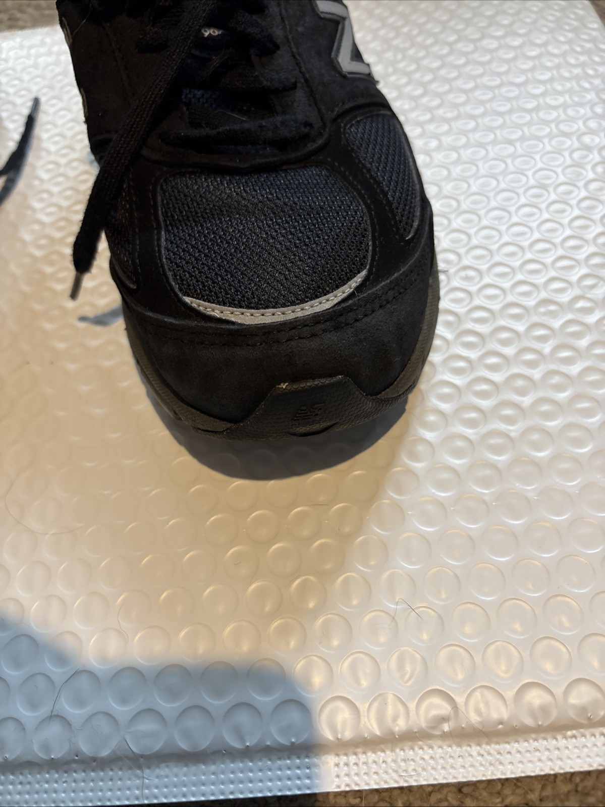 New Balance 990BK5 D Women’s Running Shoes Black/Silver Size 9.5