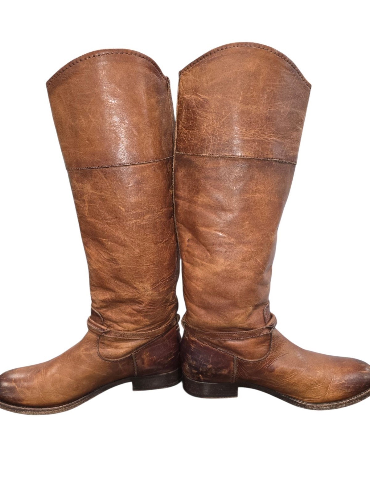 Fyre Women’s brown leather boots size 7.5B