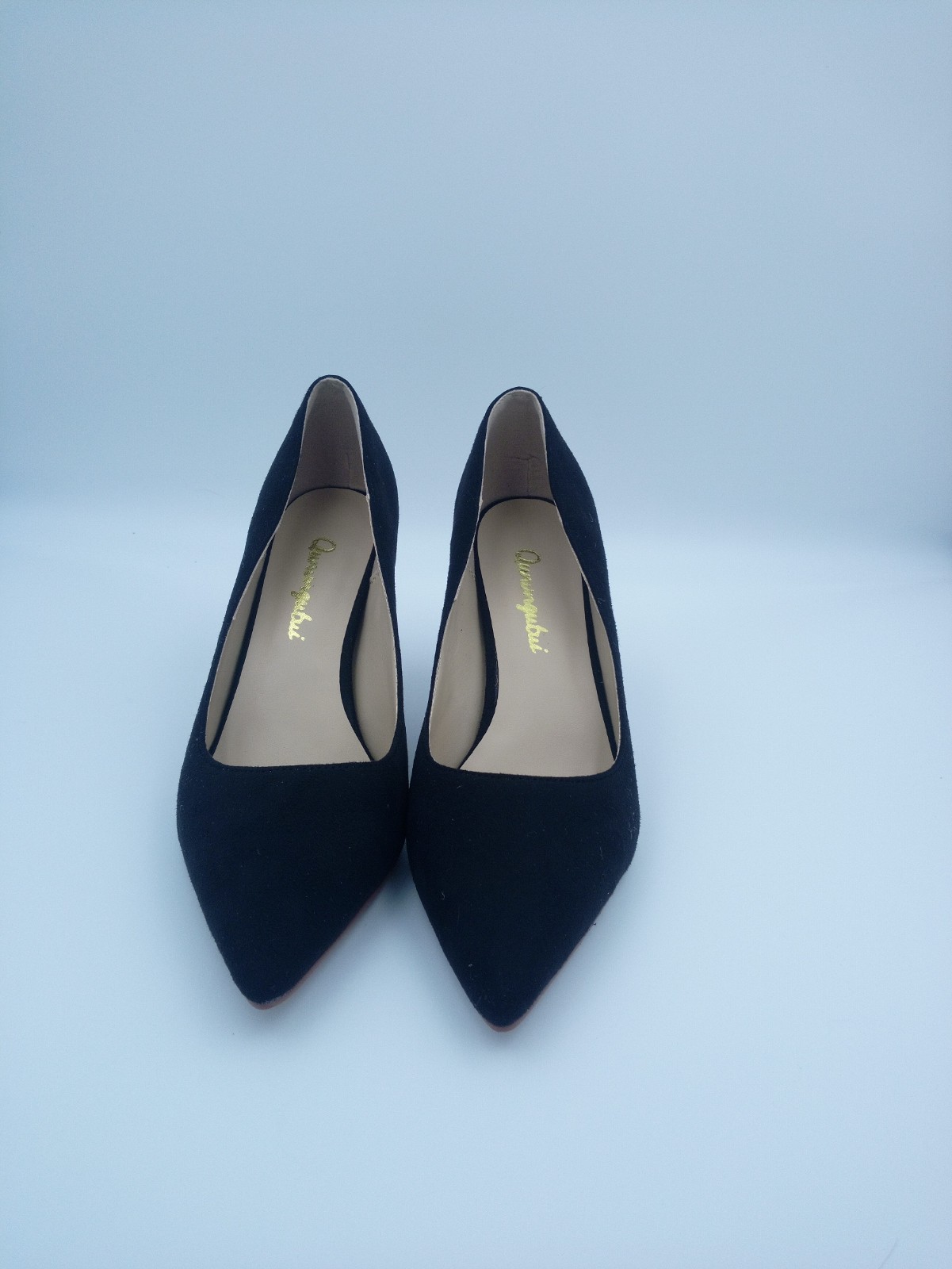 Qunvngutui Women’s Pointed Toe Stiletto High Heel Pumps