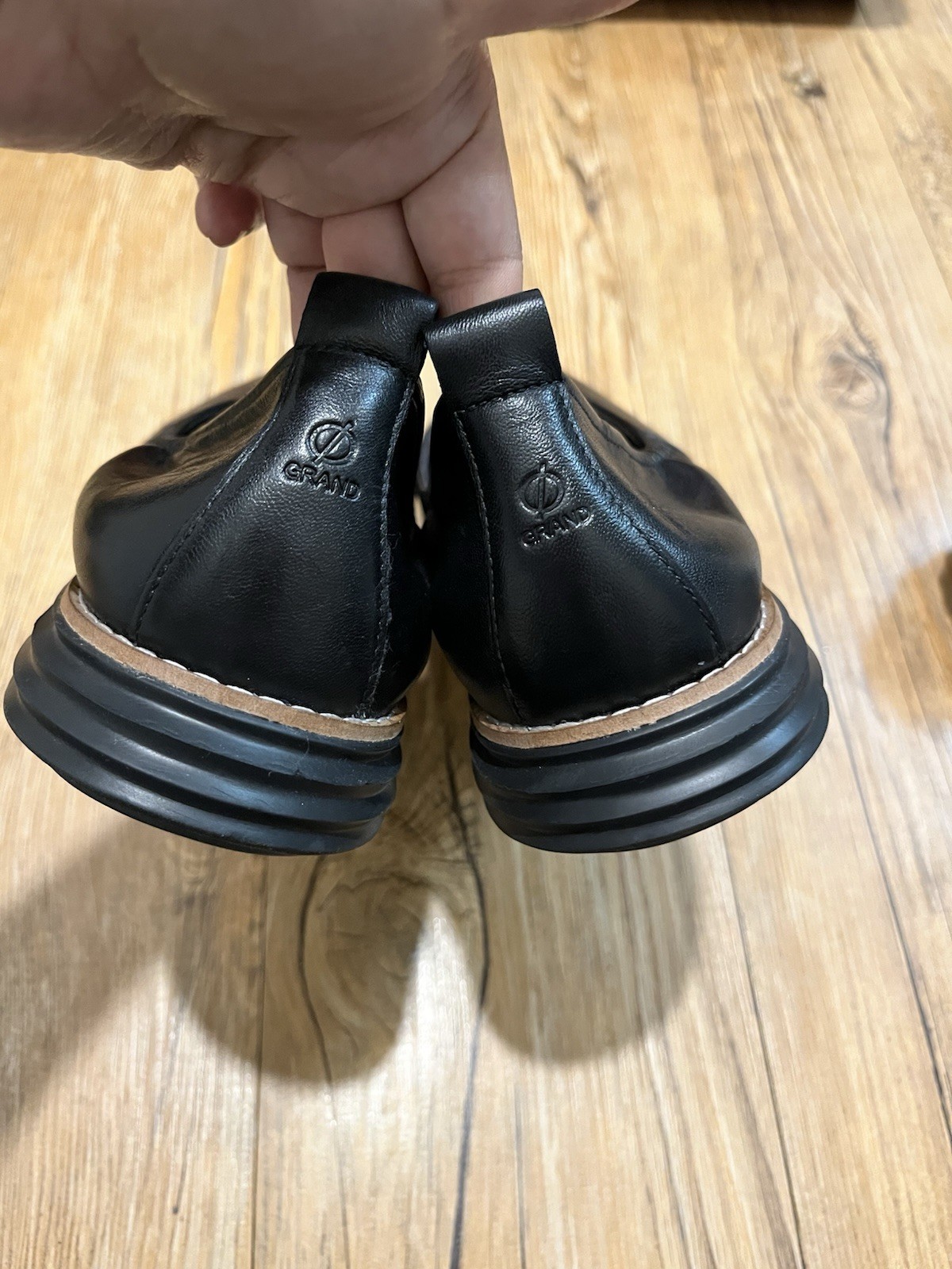 Cole Haan Original Grand Black Leather Ballet Flats Women’s Size 8B Comfort