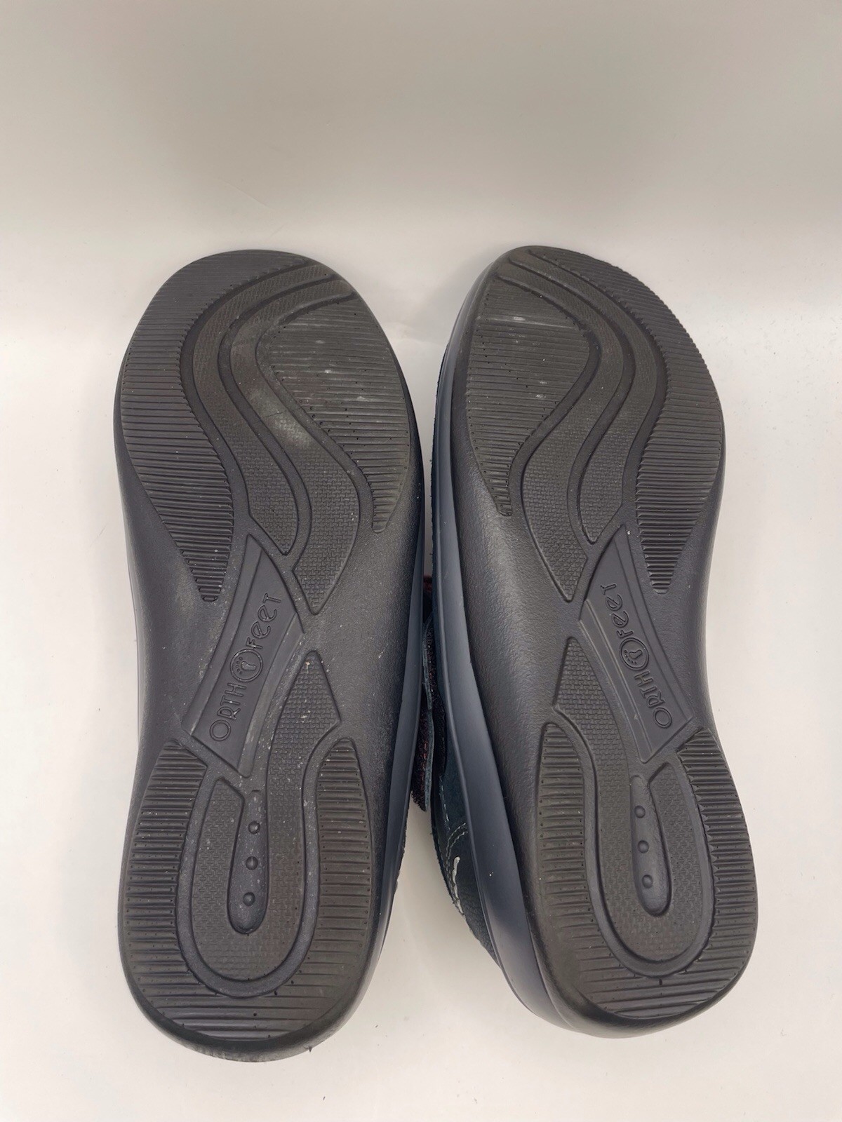 Orthofeet Shoes Womens Size 7.5 D Wide Black Mary Jane Orthopedic 863