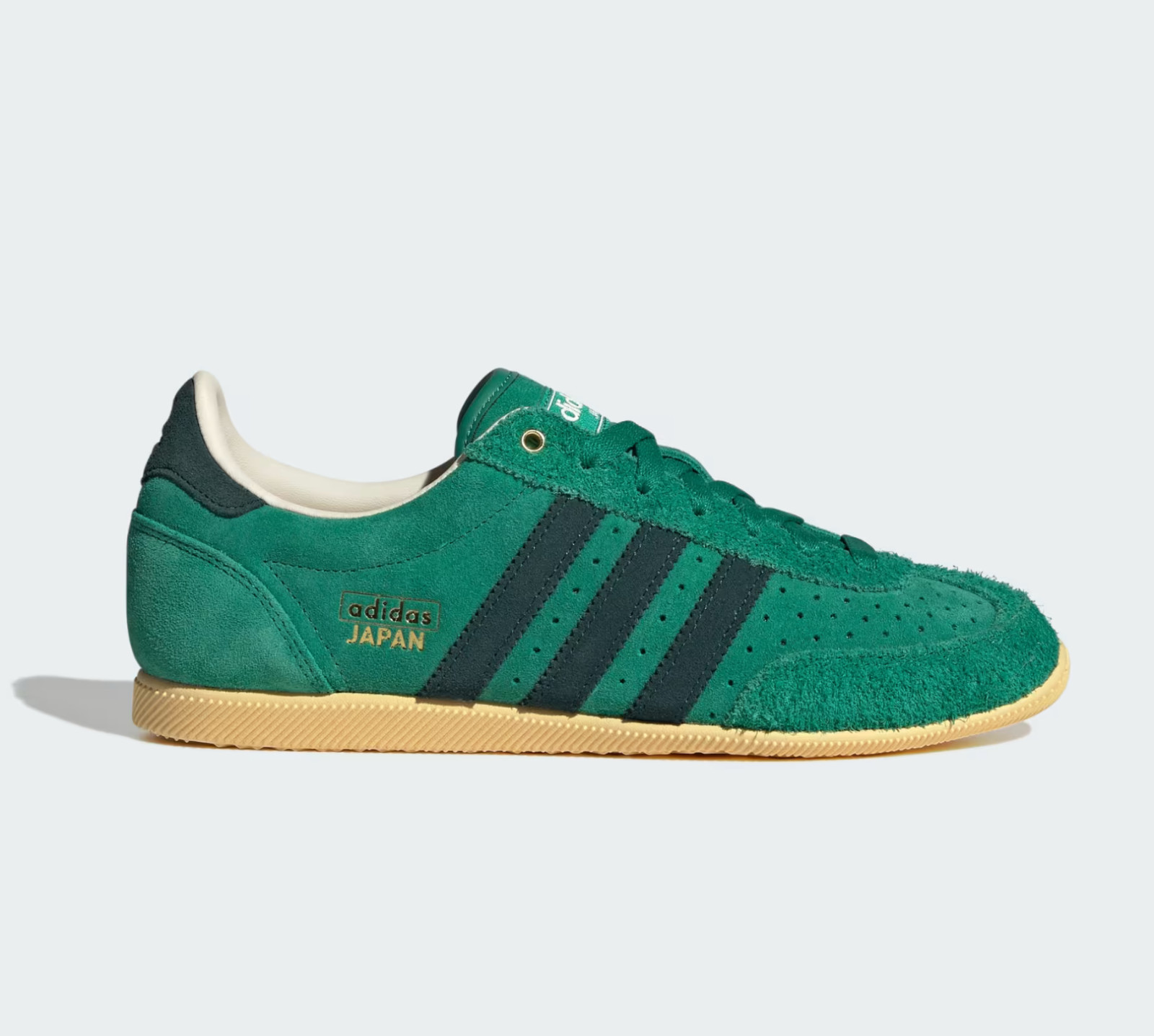 Adidas Japan Lace Up Womens Green Sneakers Casual Shoes KK3564