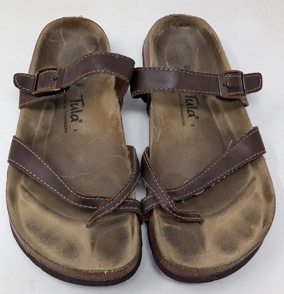 Tula Sandals By Birkenstock Women’s Size 35 / 4 Toe Loop Brown VTG