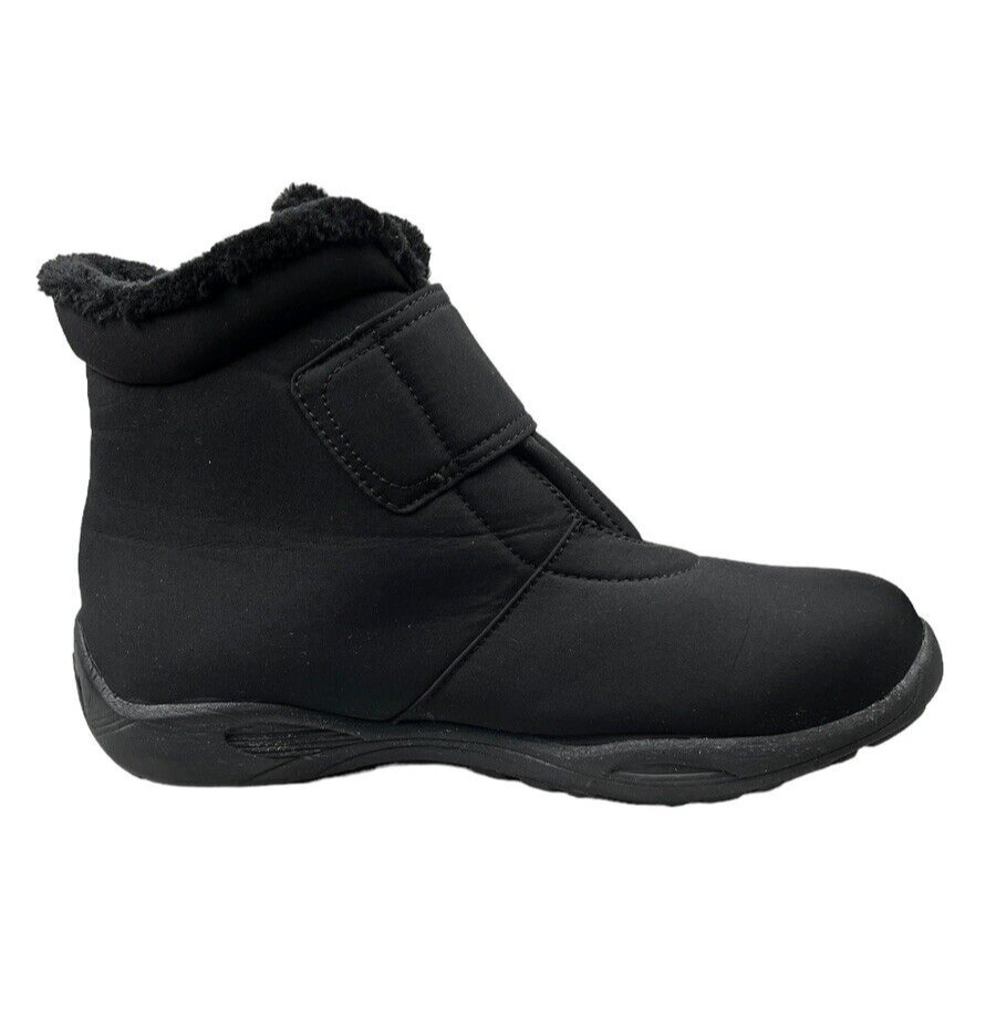 Propét Women’s W4416 Madison Waterproof Ankle Strap Boots Black Size 10XX (4E)