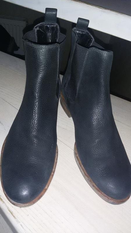 Women Ecco boots grey leather 40 #3PYQ