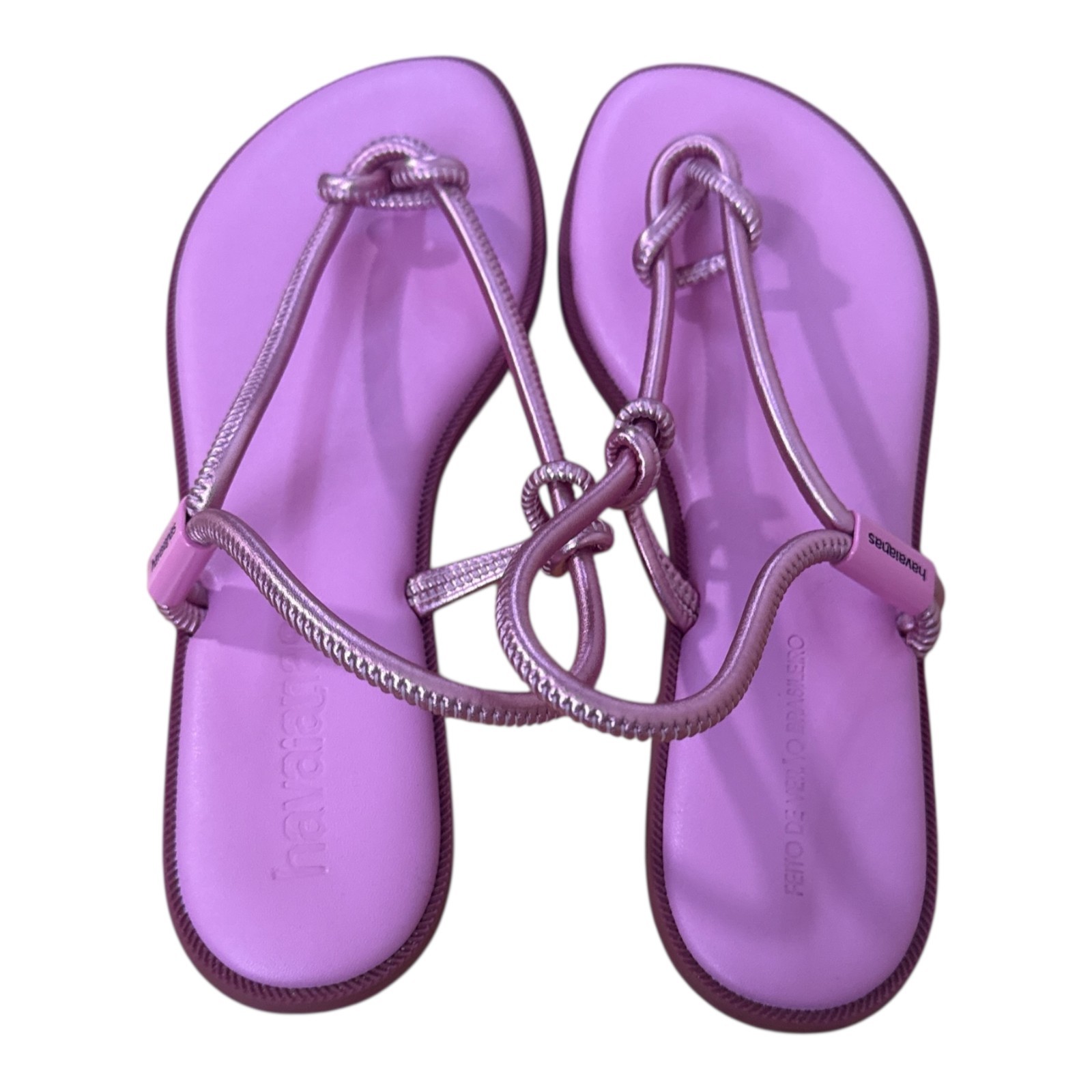 Havaianas Una Acai Eur Sandals in Pink Size US 10 EUC