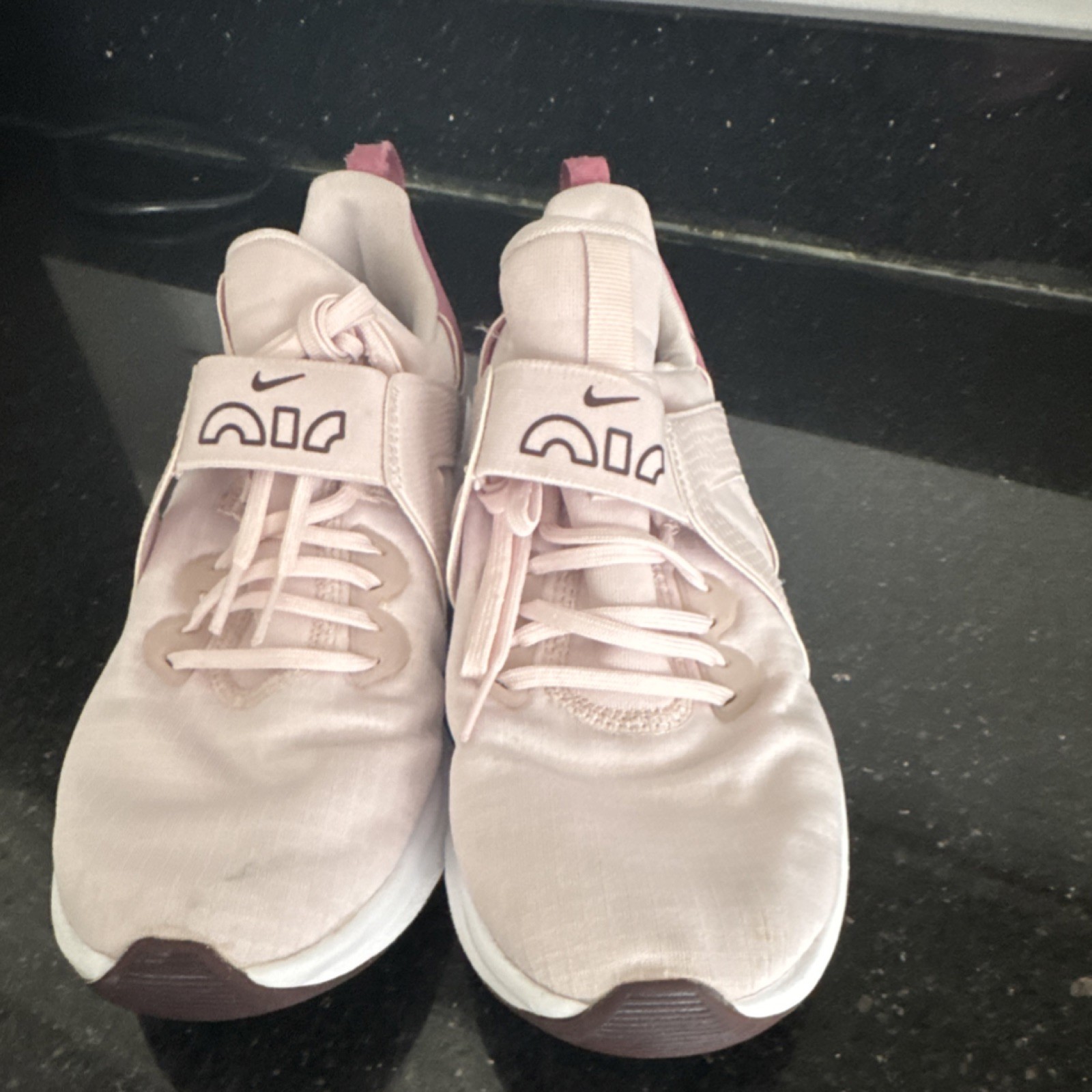 Nike Air Max Bella TR 5 Premium Barely Rose Pink Lace Up Sneakers DD9285-601