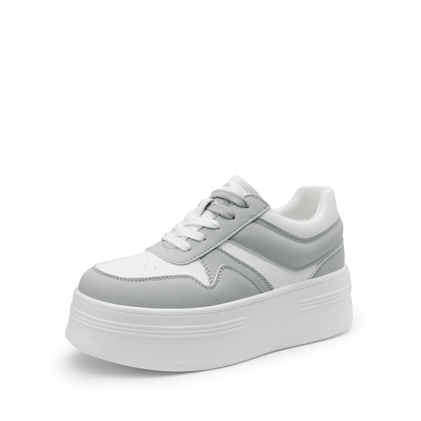 Women Platform Fashion Sneakers Lace Up Lightweight Stylish Athletic Shoes