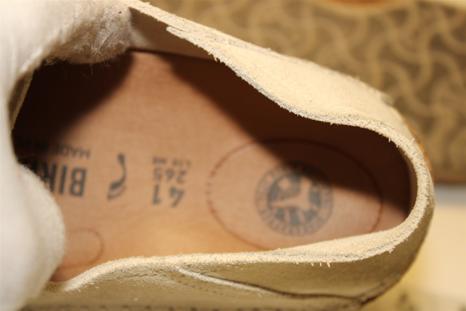 Birkenstock Callan Suede Slip On Loafers Womens 10 N 41 Mens 8 Light Beige Shoes