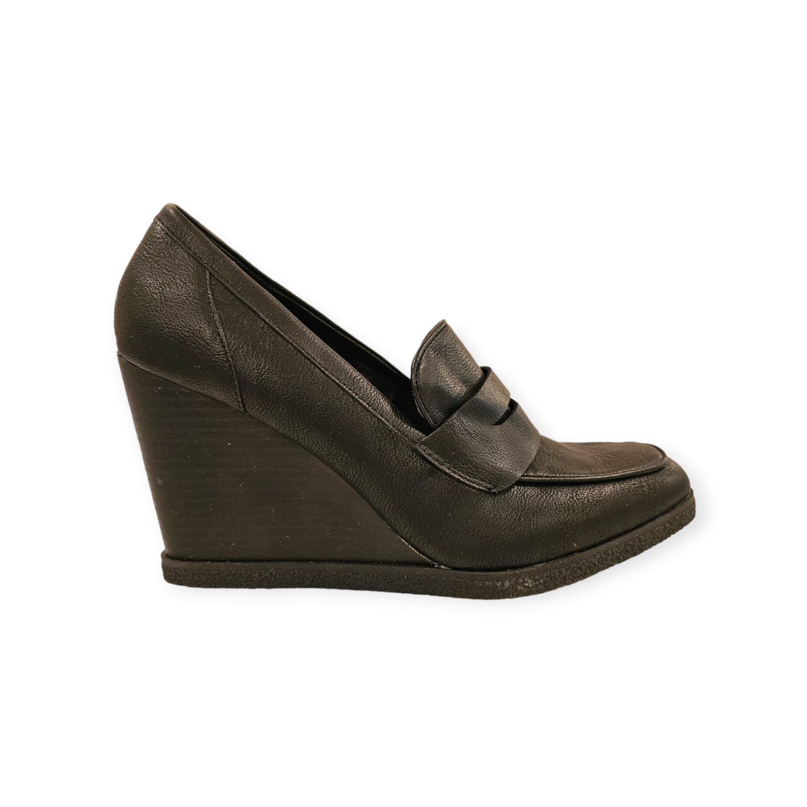 Sun + Stone Womens Size 10 M Jetta Wedge Heels Black NWB