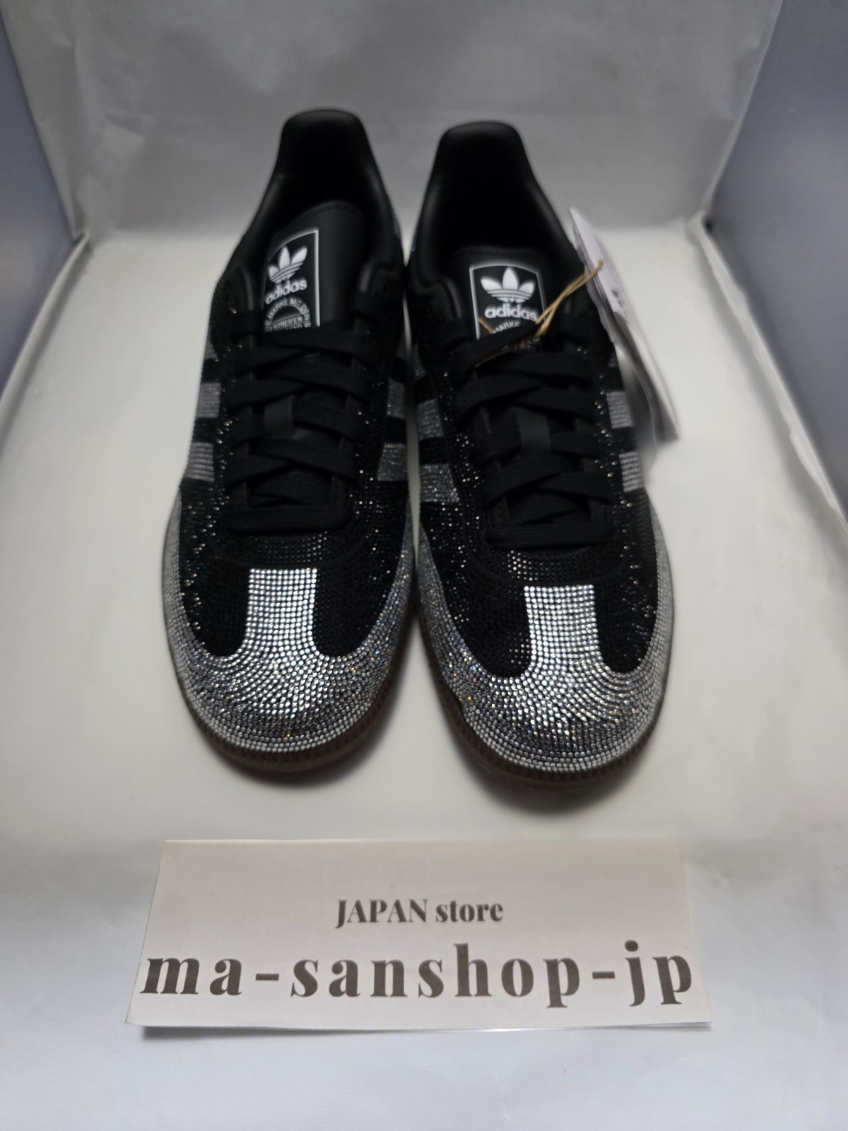 adidas Originals Samba OG Rhinestone Core Black White IH9052 Women’s Size oki12