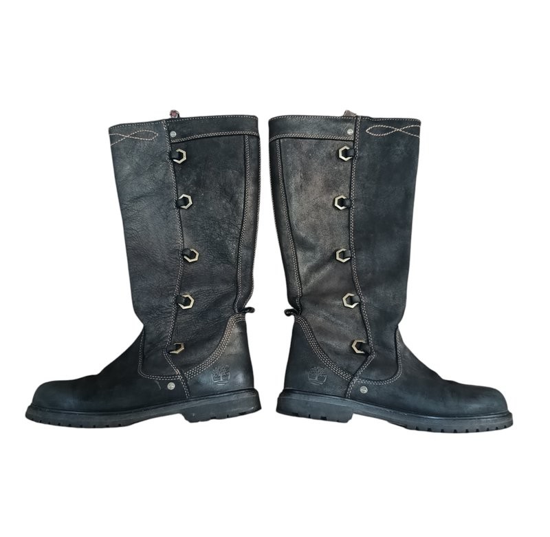 Women Timberland Boots Brown Nubuck 38 #NY33